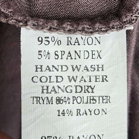 Women's Anthropologie Mauve Sleeveless Open-Front Ribbed Knit Cardigan Vest S - Picture 8 of 12